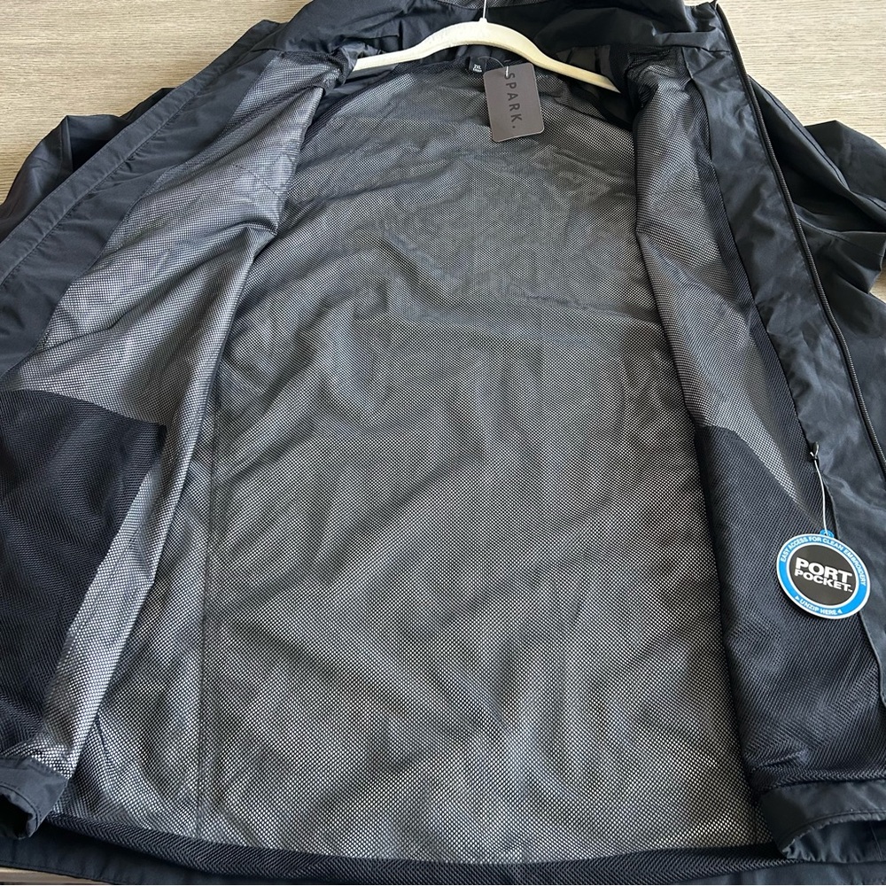 Men's Black Performance Jacket - Picture 6 of 12